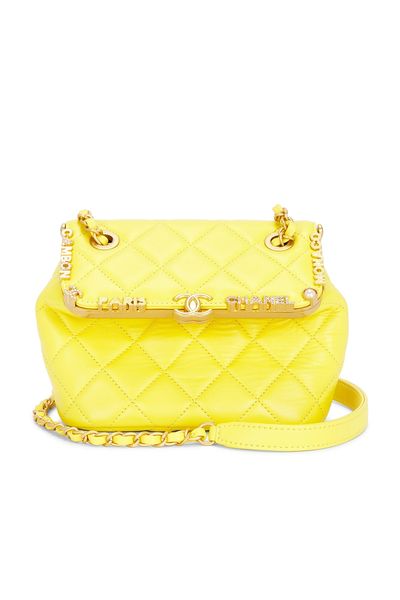 chanel Chanel Lambskin Paris Monaco Mini Crossbody Bag