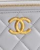 chanel Chanel Lambskin Small All Slide Long Vanity Case - 6