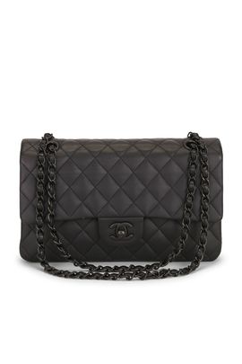 chanel Chanel Lambskin So Black Classic Double Flap Bag