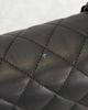chanel Chanel Lambskin So Black Classic Double Flap Bag - 7