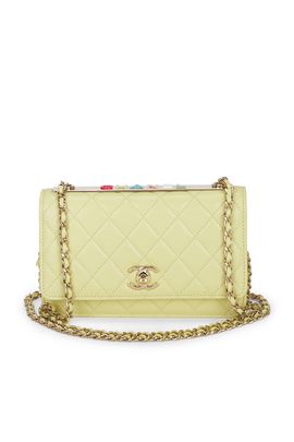 chanel Chanel Lambskin Trendy CC Wallet On Chain