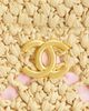 chanel Chanel Raffia Small Shopping Tote Bag - 6