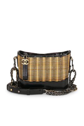 chanel Chanel Rattan Small Gabrielle Hobo Bag