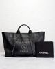 chanel Chanel Studded Caviar Large Deauville Tote Bag - 9