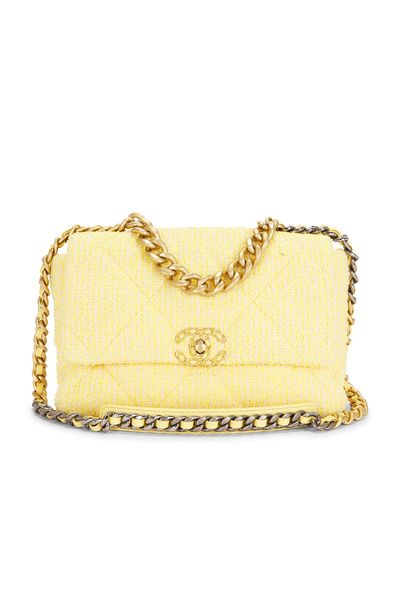 chanel Chanel Tweed Large 19 Flap Bag
