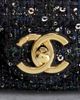 chanel Chanel Tweed Medium Pearl Handle Flap Bag - 6