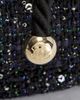 chanel Chanel Tweed Medium Pearl Handle Flap Bag - 8