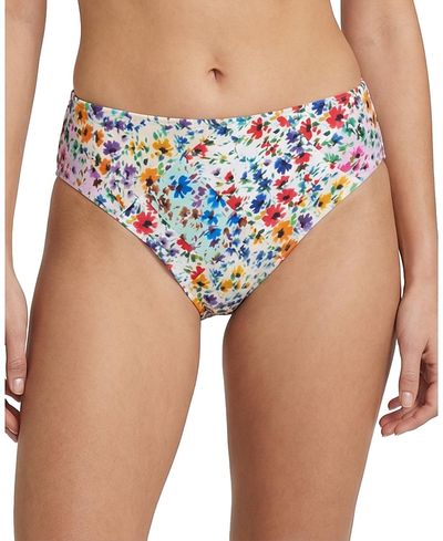 Change Of Scenery Change of Scenery Classic Midrise Print Bikini Bottom with Full Coverage
