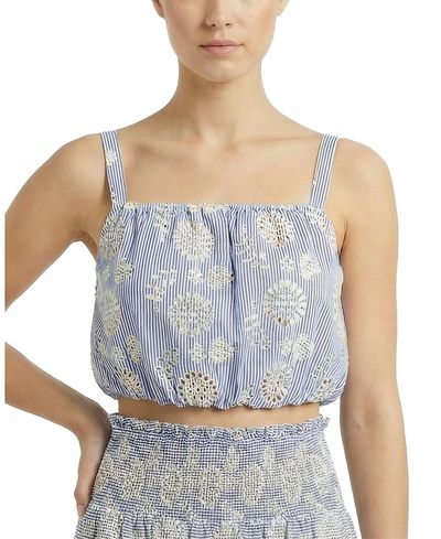 Change Of Scenery Change of Scenery Dani Eyelet Bubble Crop Top