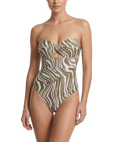 Change Of Scenery Change of Scenery Ella Twist Bandeau One Piece Swimsuit