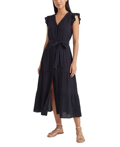 Change Of Scenery Change of Scenery Emily Cotton Cover-Up V-Neck Dress
