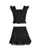 Change Of Scenery Change of Scenery Girls' Eyelet Kayla Smocked Top and Skirt Set - 1