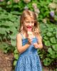 Change Of Scenery Change of Scenery Girls' Eyelet Lila Dress Tiered Smocked Dress - 6