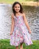 Change Of Scenery Change of Scenery Girls' Lila Dress Printed Tiered Smocked Dress - 3