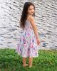 Change Of Scenery Change of Scenery Girls' Lila Dress Printed Tiered Smocked Dress - 6