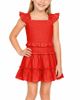 Change Of Scenery Change of Scenery Girls' Zoe Seersocker Tiered Dress - 1