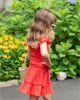 Change Of Scenery Change of Scenery Girls' Zoe Seersocker Tiered Dress - 6