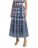 Change Of Scenery Change of Scenery Jenni Tiered Belted Smock Waist Skirt - 1