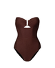Change of Scenery Change of Scenery Juliette U-Bar Bandeau One-Piece Swimsuit - 1