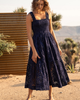 Change of Scenery Change of Scenery Kristen Sleeveless Smocked Eyelet Midi Dress - 3