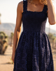 Change of Scenery Change of Scenery Kristen Sleeveless Smocked Eyelet Midi Dress - 5