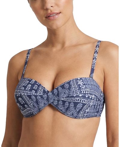 Change Of Scenery Change of Scenery Loryn Twist Bandeau Print Bikini Top