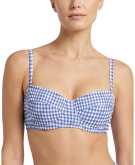 Change Of Scenery Change of Scenery Nellie Underwire Balconette Gingham Bikini Top
