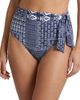 Change Of Scenery Change of Scenery Side Tie High Waist Print Bikini Bottom with Full Coverage - 1