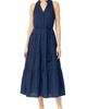 Change of Scenery Change of Scenery Tracy Cotton Printed Tiered Midi Shirtdress - 1