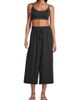 Change of Scenery Women's Brooke Wide-Leg Cotton Drawstring Pants - 2