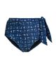 Change of Scenery Women's Denim Noir Side-Tie High-Waisted Bikini Bottom - 1