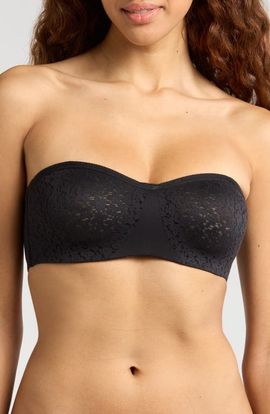 Chantelle Lingerie Chantelle Lingerie Norah Lace Trim Bandeau Bra