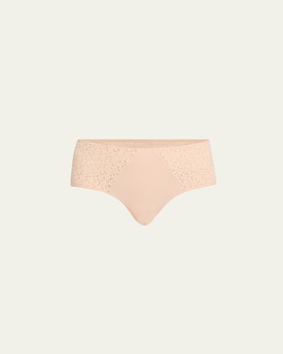 Chantelle Norah Lace & Brushed Knit Hipster Briefs