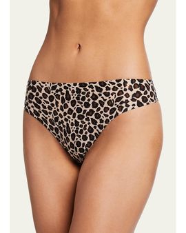 Chantelle Soft Stretch Leopard-Print Thong