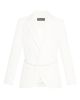 Chapman & Myers Women's Martina Pearl Belted Crepe Blazer - 1