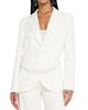 Chapman & Myers Women's Martina Pearl Belted Crepe Blazer - 3