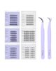 Char Cosmetics Char Cosmetics Dreaming Bunny and Pixie Paw Pre-Glued Reusable Lashes with 90 Degree and Curved Tweezer - 1
