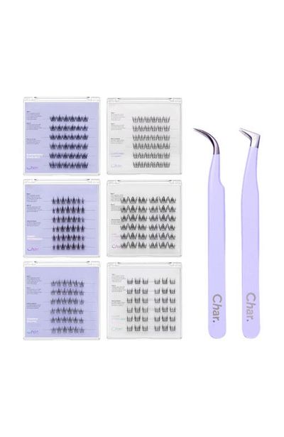 Char Cosmetics Char Cosmetics Dreaming Bunny and Pixie Paw Pre-Glued Reusable Lashes with 90 Degree and Curved Tweezer