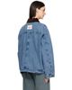 Charles Jeffrey LOVERBOY Charles Jeffrey LOVERBOY Blue Corduroy Collar Denim Jacket - 3