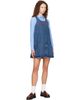 Charles Jeffrey LOVERBOY Charles Jeffrey LOVERBOY Blue Denim Vest Minidress - 4