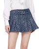 Charles Jeffrey LOVERBOY Charles Jeffrey LOVERBOY Blue Pleated Rara Denim Miniskirt - 4