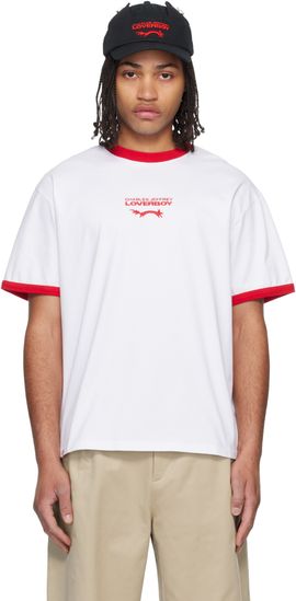 Charles Jeffrey LOVERBOY Charles Jeffrey LOVERBOY White Logo T-shirt