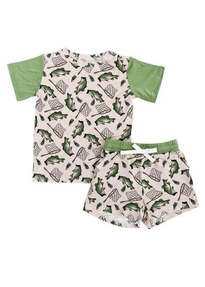 Charlie Lou Baby® Charlie Lou Baby® Shorts & T-Shirt Set | Gone Fishin'
