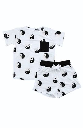 Charlie Lou Baby® Charlie Lou Baby® Yin & Yang T-Shirt and Shorts Set