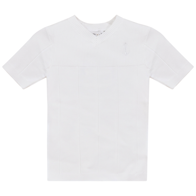 Charlotte & George Charlotte & George Anchor Embroidered V-Neck T Shirt
