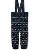 Charlotte & George Charlotte & George Diamond Textured Stripe Knit Overall - 1