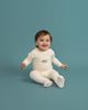 Charlotte & George Charlotte & George Boy French Fleece Crown Print Long Sleeve Romper - 2
