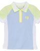Charlotte & George Charlotte & George Short Sleeves Multi Polo Top with Zipper - 1