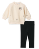 Charlotte & George Charlotte & George Prince Print Sweatshirt and Leggings Set - 1