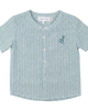 Charlotte & George Charlotte & George Striped Short Sleeve Button Up Shirt - 3